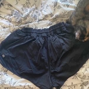 Black lululemon shorts